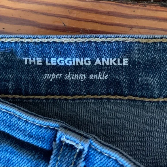 AG Adriano Goldschmied Super Skinny Ankle Light Blue Denim Size 26 R - Picture 5 of 10